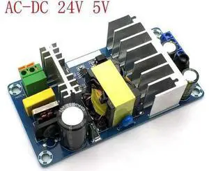 AC-DC 100W 24V 4A 5V Switching Power Supply Board 2 Channel Output Power Module Dual Output DC 24V4A 5V1A AC-DC 100W 24V 4A 5V Switching Power Supply Board 2 Channel Output Power Module Dual Output DC 24V4A 5V1A