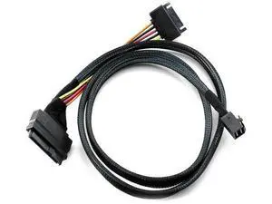 FOR Built-in 12G Mini SAS HD to U.2 / SFF-8643 to SFF-8639 Cable 0.5M with 15-Pin SATA Power Supply, Suitable for U.2 SSD FOR Built-in 12G Mini SAS HD to U.2 / SFF-8643 to SFF-8639 Cable 0.5M with 15-Pin SATA Power Supply, Suitable for U.2 SSD