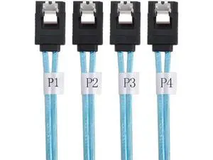 SAS Internal 4 SATA Host to 4 SATA 7pin Target Hard Disk 6Gbps Data Server Raid Cable 50cm zihan SAS Internal 4 SATA Host to 4 SATA 7pin Target Hard Disk 6Gbps Data Server Raid Cable 50cm zihan