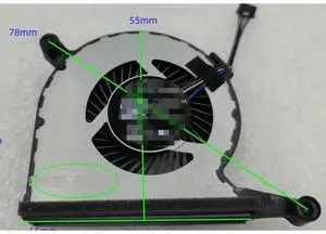 FOR NS55B00-17E11 6033B0058501 FK6B DFS400705PU0T 6033B0058401 Cooling Fan Cooler Radiator for HSN-IXO1 Dock 120W G2 FOR NS55B00-17E11 6033B0058501 FK6B DFS400705PU0T 6033B0058401 Cooling Fan Cooler Radiator for HSN-IXO1 Dock 120W G2