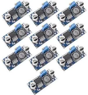 10 Pack LM2596 LM2596S Adjustable Voltage Regulator Step Down Variable Volt Regulator Input 3.0-40V Output 1.5-35V DC-DC Buck Converter Electronic Voltage Stabilizer Power Supply Module 10 Pack LM2596 LM2596S Adjustable Voltage Regulator Step Down Variable Volt Regulator Input 3.0-40V Output 1.5-35V DC-DC Buck Converter Electronic Voltage Stabilizer Power Supply Module