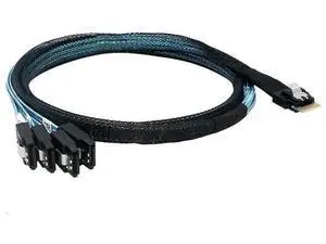 FOR 24G SlimSAS 4i SFF8654 To 4 SATA 3 Array Card Adapter Cable 1 Point 4MINI SAS Con tion Cable FOR 24G SlimSAS 4i SFF8654 To 4 SATA 3 Array Card Adapter Cable 1 Point 4MINI SAS Con tion Cable