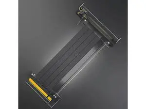 FOR 20cm High Speed PCIE 4.0 X16 Extension Cable 90 Degree Shielded PCIE Riser Cable with PCI Express 16X Port for GPU Graphics Card FOR 20cm High Speed PCIE 4.0 X16 Extension Cable 90 Degree Shielded PCIE Riser Cable with PCI Express 16X Port for GPU Graphics Card