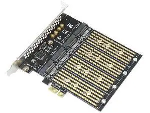 PCIe To NVME Adapter B Key M2 M.2 4 Port NGFF SATA SSD 10 Gbps To PCI Express X1 Adapter PCI-E M.2 Expansion Card Riser-AB01 PCIe To NVME Adapter B Key M2 M.2 4 Port NGFF SATA SSD 10 Gbps To PCI Express X1 Adapter PCI-E M.2 Expansion Card Riser-AB01