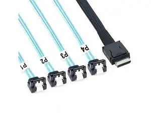 FOR High Speed PCI-Express SAS SFF-8611 4i to SATA 7P 90 Degree Cable Adapter FOR High Speed PCI-Express SAS SFF-8611 4i to SATA 7P 90 Degree Cable Adapter