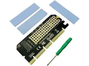 PCIE to M2 Adapter PCI Express PCI-E 3.0 X4 X8 X16 to M.2 NGFF M Key Connector M2 Nvme PCIE SSD Heatsink SSD Riser Card with LED PCIE to M2 Adapter PCI Express PCI-E 3.0 X4 X8 X16 to M.2 NGFF M Key Connector M2 Nvme PCIE SSD Heatsink SSD Riser Card with LED