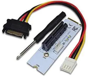 BGNing NGFF M2 to PCI-e 4X 1X Slot Riser Card M Key M.2 2260 2280 SSD Port to PCIE Adapter Converter Multiplier for BTC Miner Mining BGNing NGFF M2 to PCI-e 4X 1X Slot Riser Card M Key M.2 2260 2280 SSD Port to PCIE Adapter Converter Multiplier for BTC Miner Mining