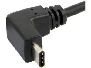 USB 3.1 USB-C Reversible Angled to 90D Up Angled A Male Data Cable for Laptop USB 3.1 USB-C Reversible Angled to 90D Up Angled A Male Data Cable for Laptop