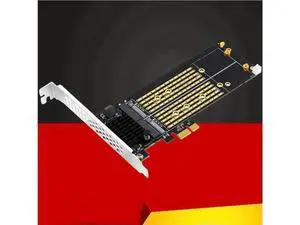 FOR Add On Cards PCIe To M2 NVME Adapter Card PCIe X1 2Port NVME M Key SSD Converter M.2 PCI Express X1 Adapter Expansion Card Riser FOR Add On Cards PCIe To M2 NVME Adapter Card PCIe X1 2Port NVME M Key SSD Converter M.2 PCI Express X1 Adapter Expansion Card Riser