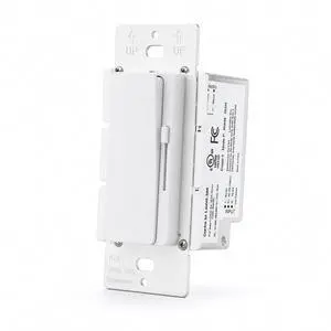 2-in-1 LED Dimmer Switch LED Driver, AC 120V to DC 24V 60W Transformer | Single Pole or 3-Way Slide Dimmer, Flicker-Free Dimming, for LED Strip Lights, Under Cabinet Lighting 2-in-1 LED Dimmer Switch LED Driver, AC 120V to DC 24V 60W Transformer | Single Pole or 3-Way Slide Dimmer, Flicker-Free Dimming, for LED Strip Lights, Under Cabinet Lighting
