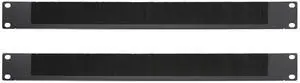 2PCS 1U 19-Inch Network Rack Blanking Plate, Half-Open Brush, for Rack | 19-inch Standard 1U, Dust & EMI Protection, Easy Installation, Durable, Metal Material 2PCS 1U 19-Inch Network Rack Blanking Plate, Half-Open Brush, for Rack | 19-inch Standard 1U, Dust & EMI Protection, Easy Installation, Durable, Metal Material
