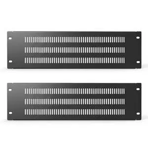 2PCS Vented Metal Rack Blank Panel 3U for 19 Inch Server Racks | 19-inch Standard Rack Compatible, Vented Airflow Design, Dust & EMI Protection, Easy Mounting 2PCS Vented Metal Rack Blank Panel 3U for 19 Inch Server Racks | 19-inch Standard Rack Compatible, Vented Airflow Design, Dust & EMI Protection, Easy Mounting
