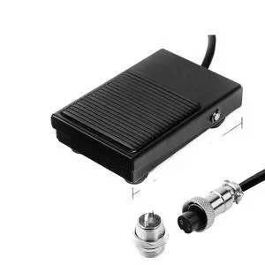 1pcs TFS-1 Foot Pedal Switch 1NO1NC Electric Power Control Momentary Pedal Switch AC250V 10A with 12/16MM 2/3 Core(Brown) 1pcs TFS-1 Foot Pedal Switch 1NO1NC Electric Power Control Momentary Pedal Switch AC250V 10A with 12/16MM 2/3 Core(Brown)