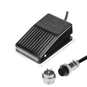 1pcs TFS-1 Foot Pedal Switch 1NO1NC Electric Power Control Momentary Pedal Switch AC250V 10A with 12/16MM 2/3 Core(Gold) 1pcs TFS-1 Foot Pedal Switch 1NO1NC Electric Power Control Momentary Pedal Switch AC250V 10A with 12/16MM 2/3 Core(Gold)