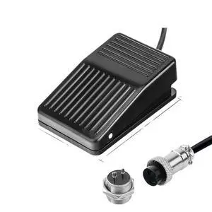 1pcs TFS-1 Foot Pedal Switch 1NO1NC Electric Power Control Momentary Pedal Switch AC250V 10A with 12/16MM 2/3 Core(Gray) 1pcs TFS-1 Foot Pedal Switch 1NO1NC Electric Power Control Momentary Pedal Switch AC250V 10A with 12/16MM 2/3 Core(Gray)