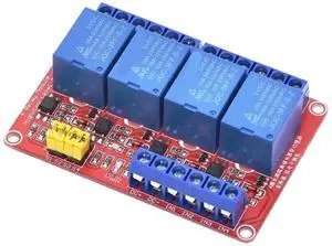 1pcs Relay Module 1 2 4 6 8 Channel 5V 12V Relay Module Board Shield with Optocoupler(12V 4 Channel Red) 1pcs Relay Module 1 2 4 6 8 Channel 5V 12V Relay Module Board Shield with Optocoupler(12V 4 Channel Red)