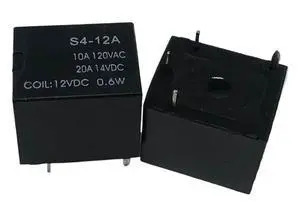 1pcs S4-12A T78-1A-12V Relay 4pins 1pcs S4-12A T78-1A-12V Relay 4pins