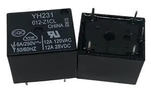 1pcs YH231 012-Z1CL (T73-1C-12V) Relay 5pins 1pcs YH231 012-Z1CL (T73-1C-12V) Relay 5pins