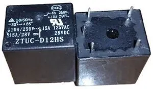 1pcs ZTUC-D12HS (22F-1C-12V) Relay 5 pins 1pcs ZTUC-D12HS (22F-1C-12V) Relay 5 pins