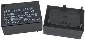 1pcs MKT6-S-05DH ; /09DH ;/12DH ; /24DH ; (7520A-5V/9V/12V24V-16A) Relay 4pins(MKT6-S-12DH) 1pcs MKT6-S-05DH ; /09DH ;/12DH ; /24DH ; (7520A-5V/9V/12V24V-16A) Relay 4pins(MKT6-S-12DH)
