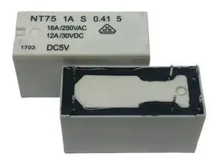 1pc NT75 1A S 0.41 5 DC12V ; NT75 1A S 0.41 5 DC5V ; (115F-1A-6P-12V/5V-16A) Relay 6pins(NT75 1A S 0.41 5 12V) 1pc NT75 1A S 0.41 5 DC12V ; NT75 1A S 0.41 5 DC5V ; (115F-1A-6P-12V/5V-16A) Relay 6pins(NT75 1A S 0.41 5 12V)