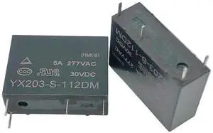 1pcs YX203-S-112DM (46F1-12V-5A) Relay 4pins 1pcs YX203-S-112DM (46F1-12V-5A) Relay 4pins
