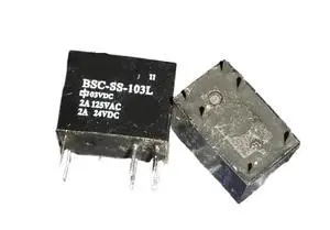 1PCS BSC-SS-103L ; BSC-SS-112L ; (23F-3V/12V-2A) Relay 6 pins(BSC-SS-103L 3V) 1PCS BSC-SS-103L ; BSC-SS-112L ; (23F-3V/12V-2A) Relay 6 pins(BSC-SS-103L 3V)