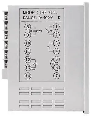 1pcs Control Instrument THE-2511 THE-2611 Relay/SSR Output Digital Display PID Controller AC 85-265V(Relay Output) 1pcs Control Instrument THE-2511 THE-2611 Relay/SSR Output Digital Display PID Controller AC 85-265V(Relay Output)