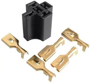 2pcs Car Auto Vehicle 5 Pin Relay with 5Pcs 6.3mm Copper(NO1) 2pcs Car Auto Vehicle 5 Pin Relay with 5Pcs 6.3mm Copper(NO1)
