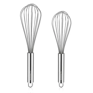 2-Pack Stainless Steel Whisk Set,Kitchen Utensils for Cooking 2-Pack Stainless Steel Whisk Set,Kitchen Utensils for Cooking