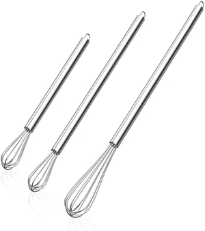 Mini Whisks Stainless Steel Whisk Set 7" 9" 11"-Kitchen Small Wisk Mini Whisks Stainless Steel Whisk Set 7" 9" 11"-Kitchen Small Wisk