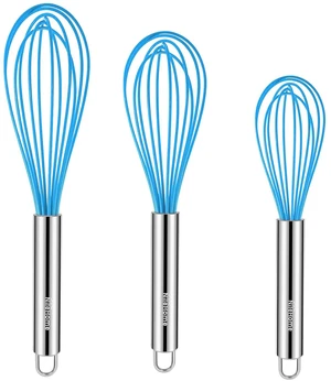 Stainless Steel Whisk Set 8" 10" 12" Kitchen Whisk Balloon Whisk Kitchen Wisk Wire Whisks for Cooking, Whisking, Blending, Beating, Stirring-6 Pack Stainless Steel Whisk Set 8" 10" 12" Kitchen Whisk Balloon Whisk Kitchen Wisk Wire Whisks for Cooking, Whisking, Blending, Beating, Stirring-6 Pack