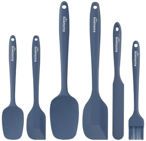 6 Pieces Silicone Spatula Set with Silicone Brush,Forest Style 6 Pieces Silicone Spatula Set with Silicone Brush,Forest Style