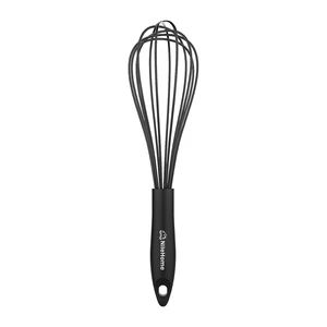 Silicone Whisk Set 10" Kitchen Whisk Purple Red,2-pack Silicone Whisk Set 10" Kitchen Whisk Purple Red,2-pack