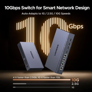 8-Port 10Gb Ethernet Switch, Unmanaged 4 x 10Gb RJ45 + 4 x 10Gb SFP+ 8-Port 10Gb Ethernet Switch, Unmanaged 4 x 10Gb RJ45 + 4 x 10Gb SFP+