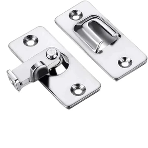 90 Degree Door Lock Flip Latch Gate Latches Door Lock for Barn Wood Fence Sliding Doors 304 Stainless Steel Gate Hardware 1Pcs(Silver) 90 Degree Door Lock Flip Latch Gate Latches Door Lock for Barn Wood Fence Sliding Doors 304 Stainless Steel Gate Hardware 1Pcs(Silver)