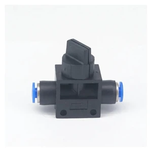 Fit Tube O/D 4/6/8/10/12mm Pneumatic Hand Shut off Valve Fit Tube O/D 4/6/8/10/12mm Pneumatic Hand Shut off Valve