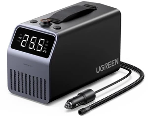 Portable Tire Inflator Air Compressor, Fast 1-Min Inflation Car Tire Pump with LED Screen, 4500mAh Battery, Preset Pressure & Auto Stop, for Car, Motorcycle, Bike & Ball