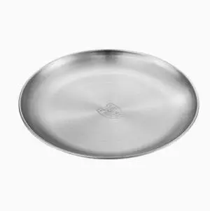 Outdoor stainless steel round tray for barbecue restaurants, home use Outdoor stainless steel round tray for barbecue restaurants, home use