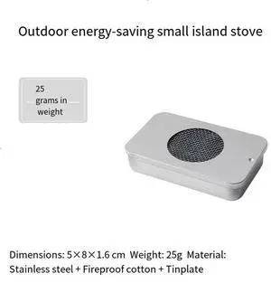 Mini Outdoor Island Stove, Windproof Alcohol-Proof Portable Camping Stove, Marching Stove, Mini Outdoor Portable Kit Energy-saving island stove Mini Outdoor Island Stove, Windproof Alcohol-Proof Portable Camping Stove, Marching Stove, Mini Outdoor Portable Kit Energy-saving island stove
