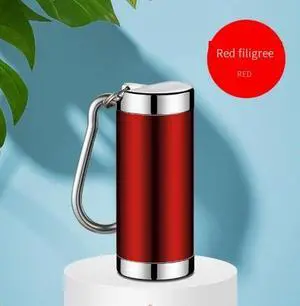 Factory wholesale portable car ashtray, cross-border keychain pendant, mini ashtray, lightweight and quick-extinguishing. red Factory wholesale portable car ashtray, cross-border keychain pendant, mini ashtray, lightweight and quick-extinguishing. red