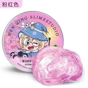 Non-Newtonian Fluid Liquid Glass Slime, Transparent Clear Putty with Long Lasting Stretch & Elasticity, DIY Stress Relief Fidget Sensory Toy Pink Non-Newtonian Fluid Liquid Glass Slime, Transparent Clear Putty with Long Lasting Stretch & Elasticity, DIY Stress Relief Fidget Sensory Toy Pink