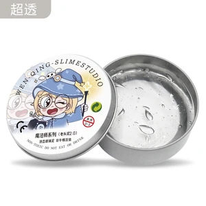 Non-Newtonian Fluid Liquid Glass Slime, Transparent Clear Putty with Long Lasting Stretch & Elasticity, DIY Stress Relief Fidget Sensory Toy Super transparency Non-Newtonian Fluid Liquid Glass Slime, Transparent Clear Putty with Long Lasting Stretch & Elasticity, DIY Stress Relief Fidget Sensory Toy Super transparency