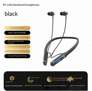Neckband Bluetooth Headphones, Bluetooth 5.3 Wireless Neckband Earbuds with LED Power Display, IPX5 Waterproof, Low Latency Gaming Mode, Dual Device Connection, Stereo Deep Bass for Sports Running Neckband Bluetooth Headphones, Bluetooth 5.3 Wireless Neckband Earbuds with LED Power Display, IPX5 Waterproof, Low Latency Gaming Mode, Dual Device Connection, Stereo Deep Bass for Sports Running