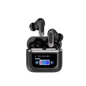 TWS Wireless Earbuds with Smart Touch Screen Charging Case, Active Noise Canceling Bluetooth Headphones, Multi-device Connection, Built-in Mic for Phone Call & Music TWS Wireless Earbuds with Smart Touch Screen Charging Case, Active Noise Canceling Bluetooth Headphones, Multi-device Connection, Built-in Mic for Phone Call & Music