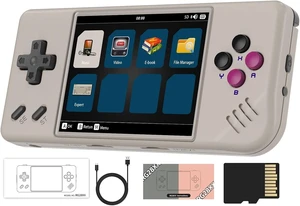 RG28XX Retro Handheld Game Console, 2.83 Inch IPS Screen Built-in 32G TF Card 5516 Games Support Multimedia Application and TV Output(Gray) RG28XX Retro Handheld Game Console, 2.83 Inch IPS Screen Built-in 32G TF Card 5516 Games Support Multimedia Application and TV Output(Gray)