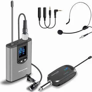 Wireless Headset Lavalier Microphone System Wireless Lapel Mic Best for iPhone, DSLR Camera, PA Speaker, YouTube, Podcast, Video Recording, Conference, Vlogging, Church, Interview, Teaching Wireless Headset Lavalier Microphone System Wireless Lapel Mic Best for iPhone, DSLR Camera, PA Speaker, YouTube, Podcast, Video Recording, Conference, Vlogging, Church, Interview, Teaching