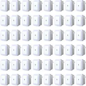 48 Pack LED Night Lights Plug into Wall Smart Sensor Sensor Automatic Night Lamp Nightlights Accessories for Bedroom Bathroom Toilet Stairs Kitchen Hallway(White) 48 Pack LED Night Lights Plug into Wall Smart Sensor Sensor Automatic Night Lamp Nightlights Accessories for Bedroom Bathroom Toilet Stairs Kitchen Hallway(White)