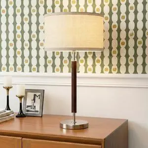 Carter LED Bedside Lamp - Compact Table & Desk Reading Lamp for Bedroom, Living Room, Office - Modern Nightstand & Side Lamp with Soft Ambient Light - Stainless Steel & Wood Finish Carter LED Bedside Lamp - Compact Table & Desk Reading Lamp for Bedroom, Living Room, Office - Modern Nightstand & Side Lamp with Soft Ambient Light - Stainless Steel & Wood Finish