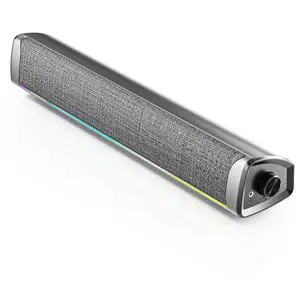 Computer Speakers for Desktop PC, Gaming Soundbar with 4 Drivers, 12 RGB Lighting Modes, USB/USB-C Powered PC Speakers, Plug & Play Monitor Sound Bar with Mic & Headphone Jack for Laptop, PC, Black Computer Speakers for Desktop PC, Gaming Soundbar with 4 Drivers, 12 RGB Lighting Modes, USB/USB-C Powered PC Speakers, Plug & Play Monitor Sound Bar with Mic & Headphone Jack for Laptop, PC, Black
